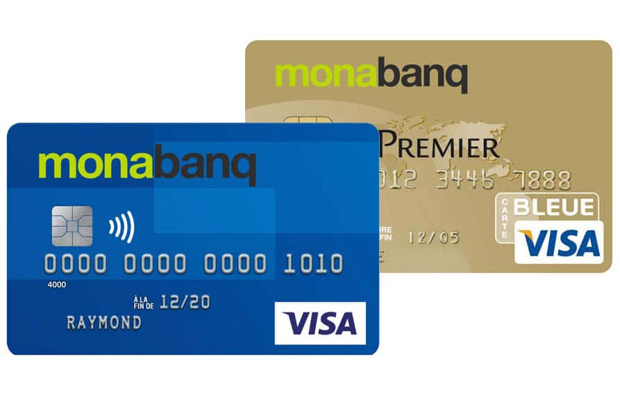 Cartes Bancaire Monabanq à choisir : Visa classic, one line , premier
